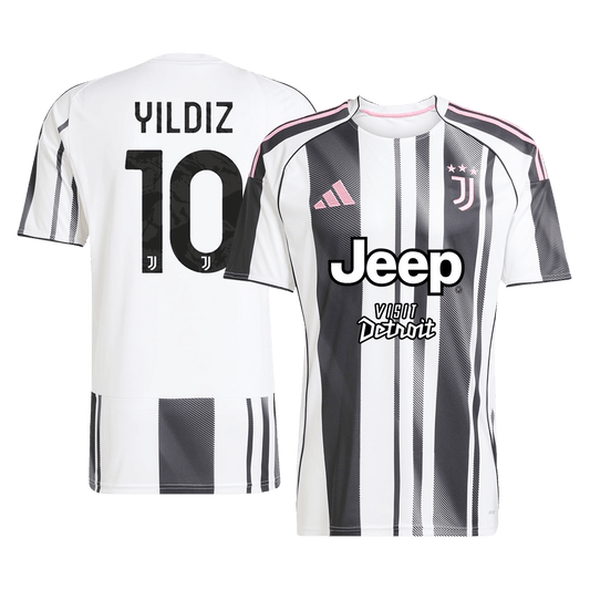 Juventus Tröja YILDIZ #10 2025/26 Hemma Svart & Vitt