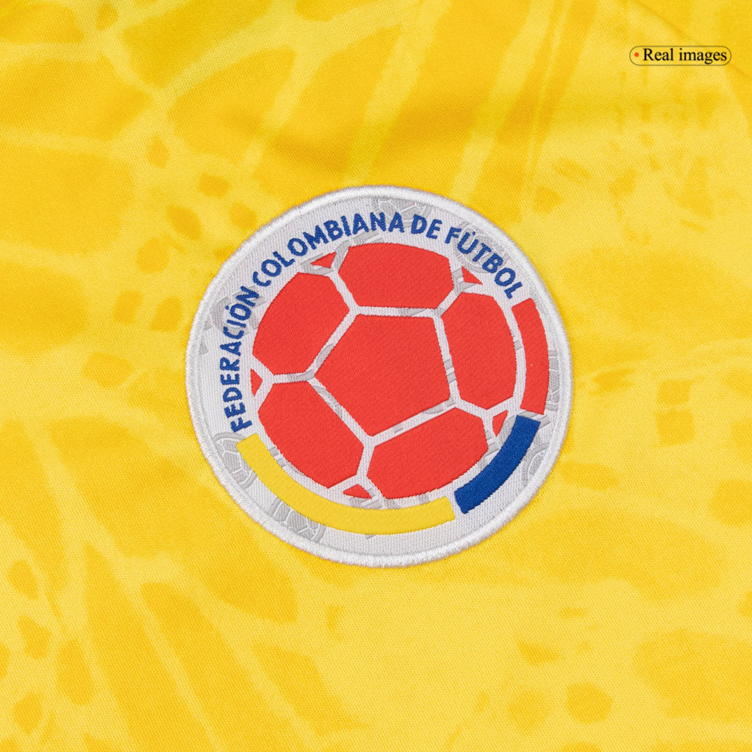 Colombia Tröja JAMES #10 2026 Hemma Gul
