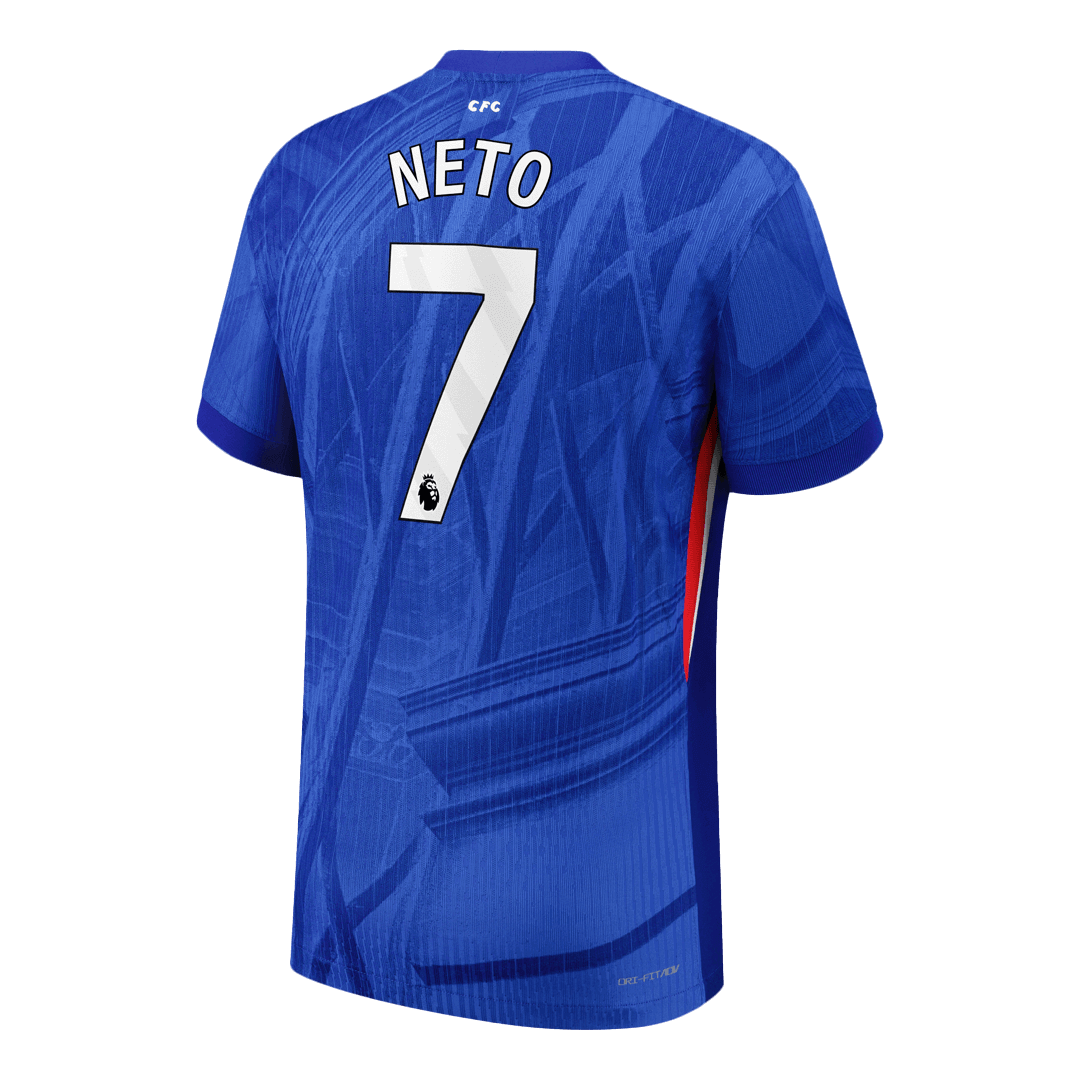 Chelsea Tröja NETO #7 2025/26 Hemma Blå-11