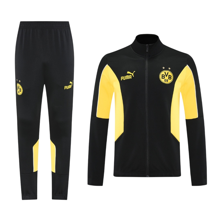 Borussia Dortmund Träningsset (Jacka+Byxor) 2025/26 Gul
