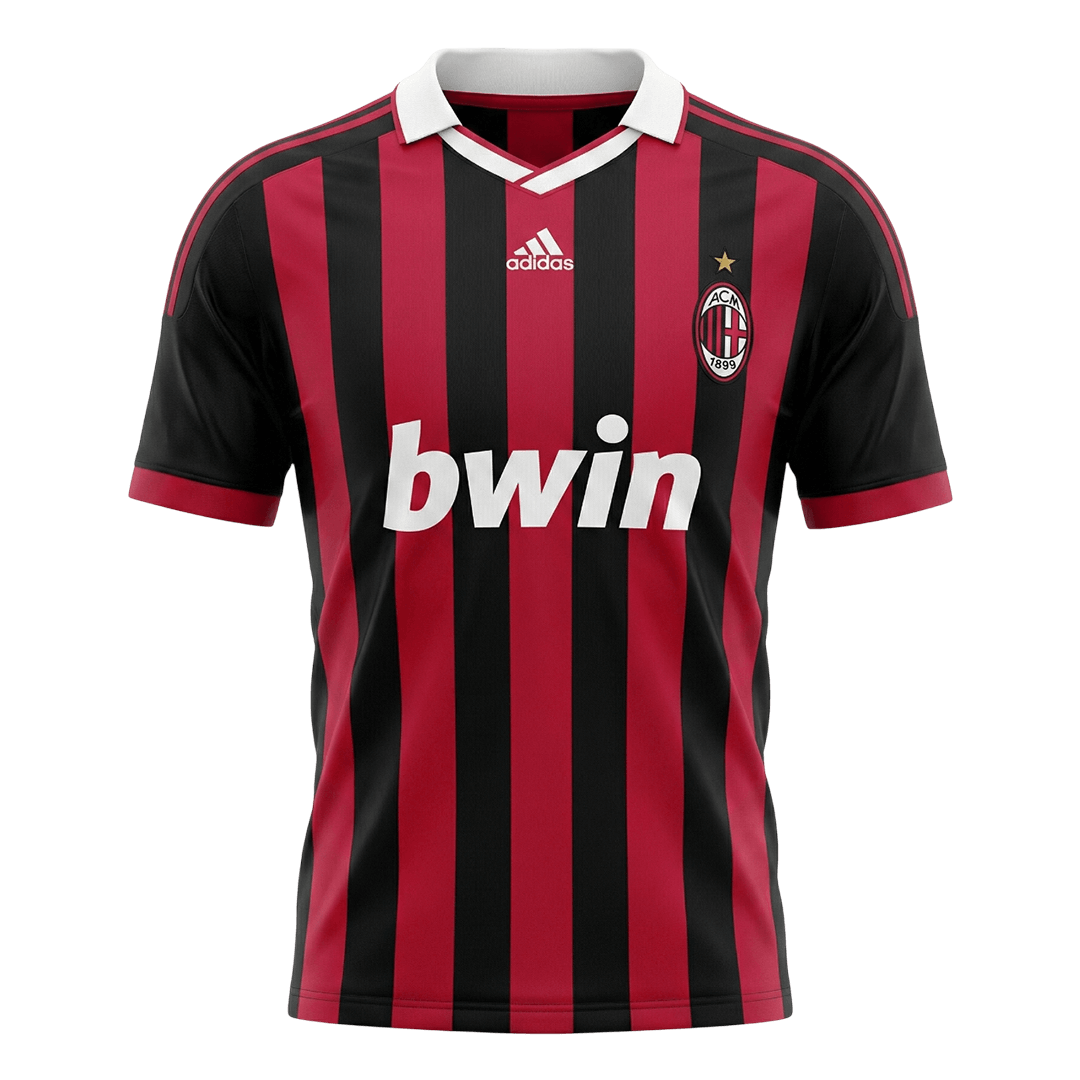 AC Milan Hemmatröja 2009/10 Retro Tröja
 Röd & Svart