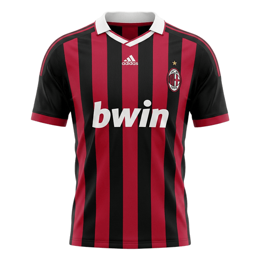 AC Milan Hemmatröja 2009/10 Retro Tröja
 Röd & Svart