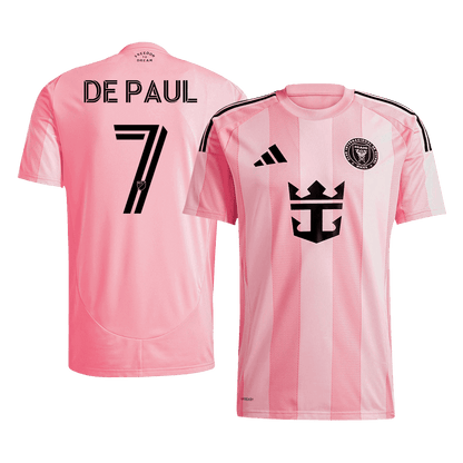 Inter Miami CF Tröja DE PAUL #7 2025 Hemma Rosa