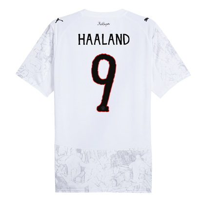 Manchester City Tröja HAALAND #9 2025/26 Vit-11