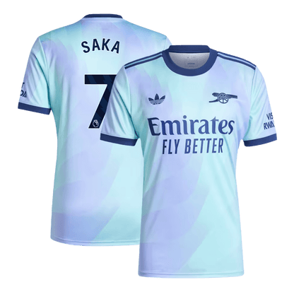 Arsenal Tröja SAKA #7 2024/25 Tredje Purple&Blue