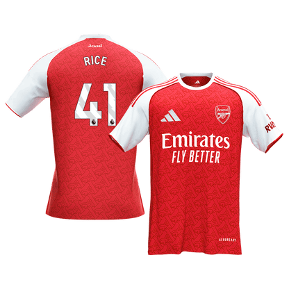 RICE #41 Arsenal Tröja 2025/26 Hemma Premium Röd