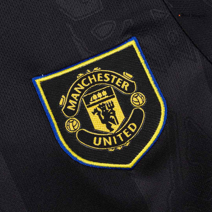 Manchester United Tröja 2025/26 Tredje Svart Barn-11