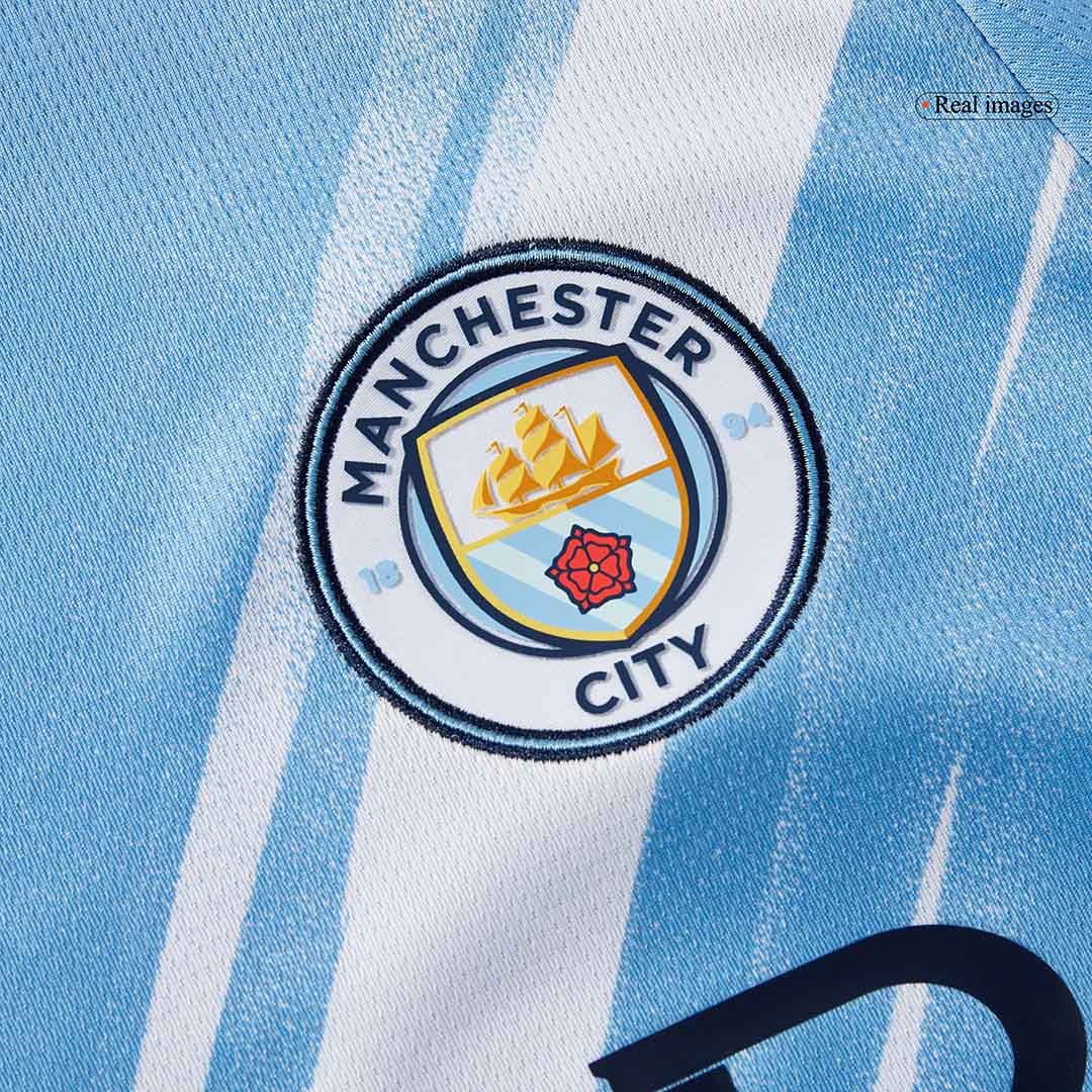 Manchester City Tröja 2025/26 Hemma Långärmad Blå