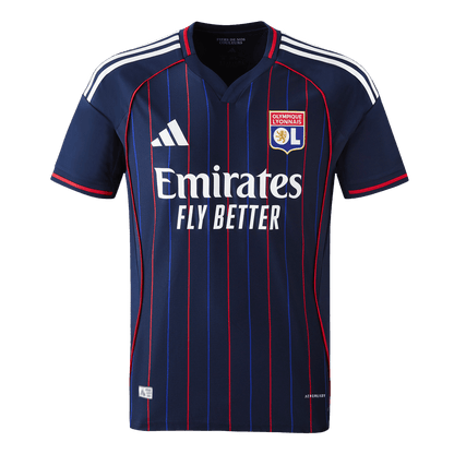 Olympique Lyonnais Tröja 2025/26 Borta Autentisk Mörkblå