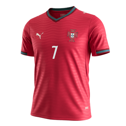 RONALDO #7 Portugal Tröja 2026 Hemma Premium Röd-9