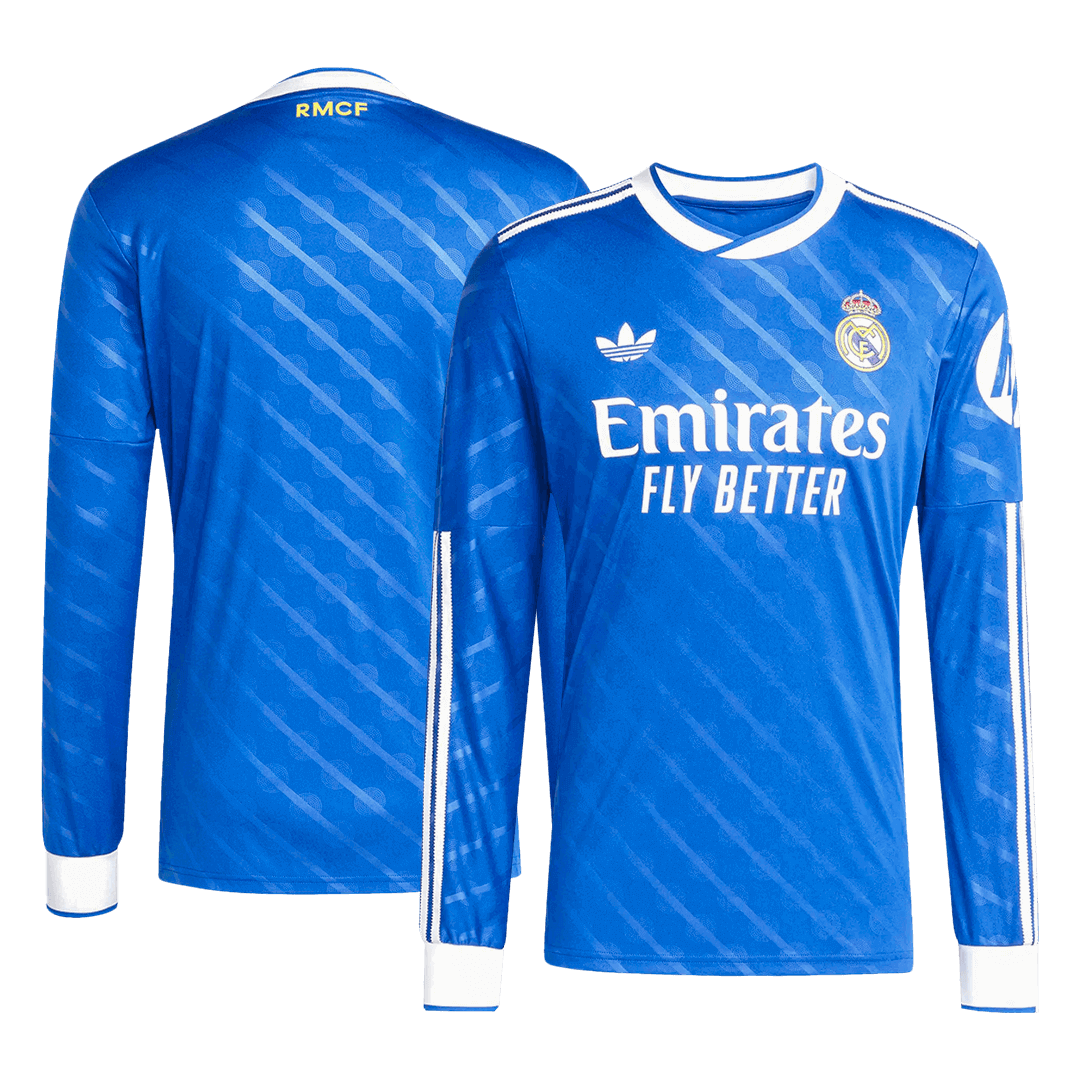 Real Madrid Tröja 2025/26 Tredje Långärmad Blå