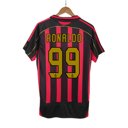 RONALDO #99 AC Milan Hemmatröja 2006/07 Retro Tröja
 Röd & Svart