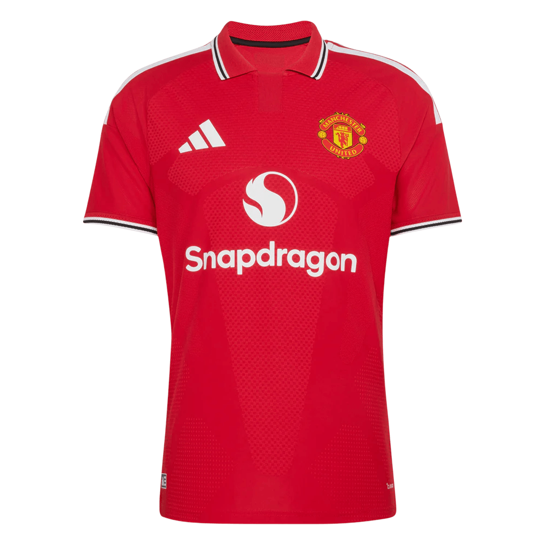 Manchester United Tröja B. FERNANDES #8 2026/27 Hemma Autentisk Röd - UCL