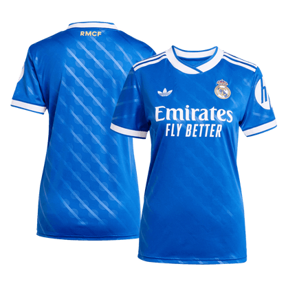 Real Madrid Tröja 2025/26 Tredje Blå Dam-9
