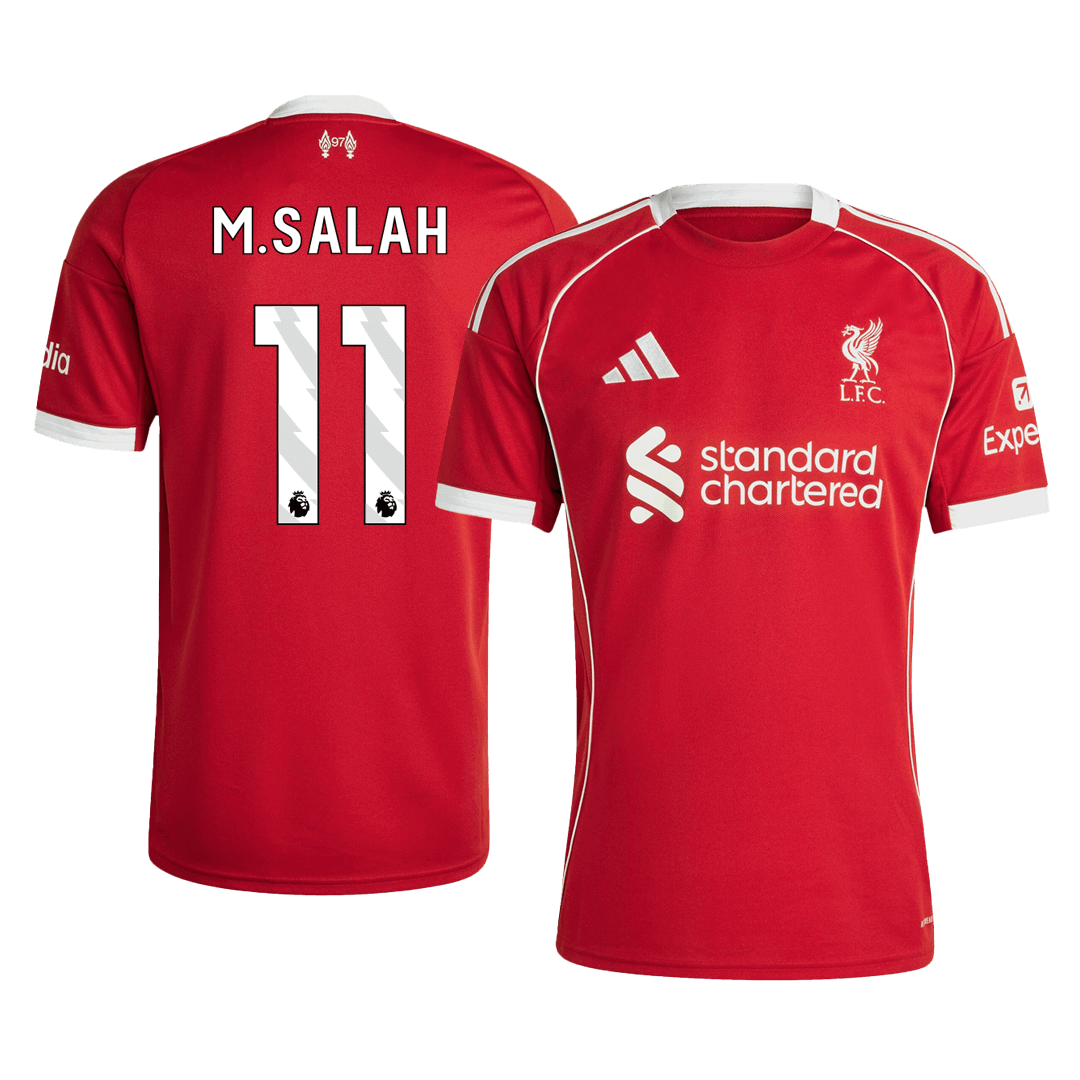 Liverpool Tröja M.SALAH #11 2025/26 Hemma Röd