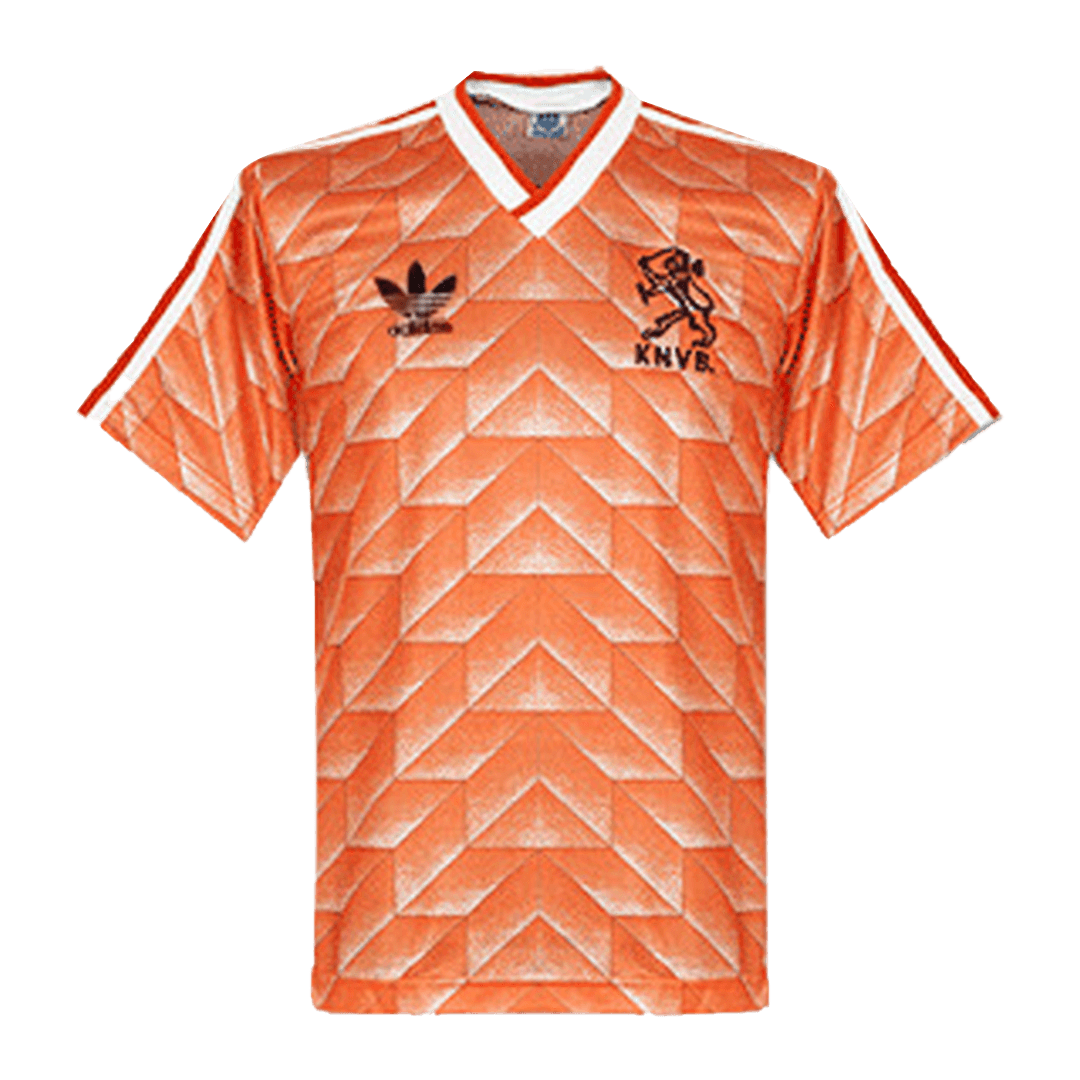 Nederländerna Hemmatröja 1988 Retro Tröja