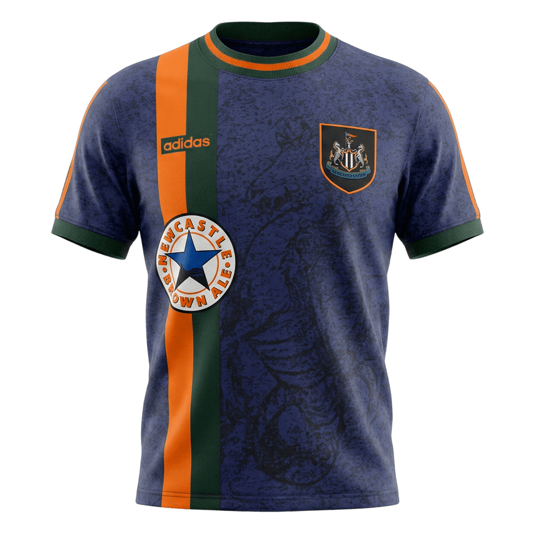 Newcastle United Bortatröja 1997/98 Retro Tröja
 Mörkblå