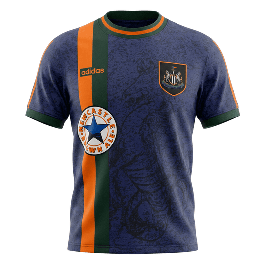 Newcastle United Bortatröja 1997/98 Retro Tröja
 Mörkblå