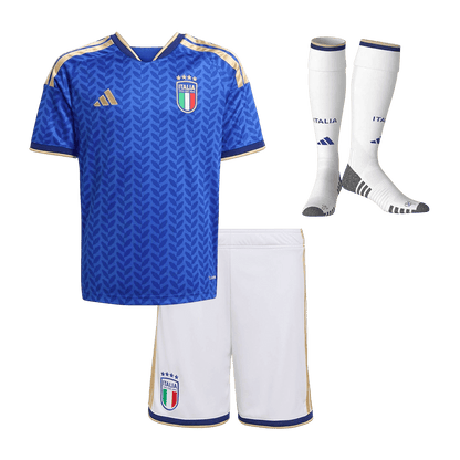 Italien Tröja 2026 Hemmaställ Blå Barn
