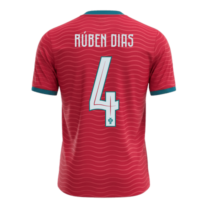 RÚBEN DIAS #4 Portugal Tröja 2026 Hemma Premium Röd-8