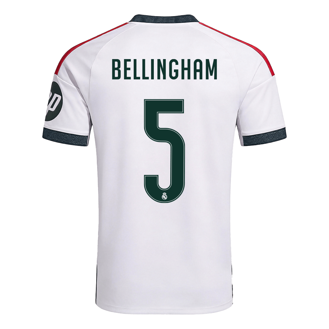 BELLINGHAM #5 Real Madrid Tröja 2026/27 Hemma Premium Vit