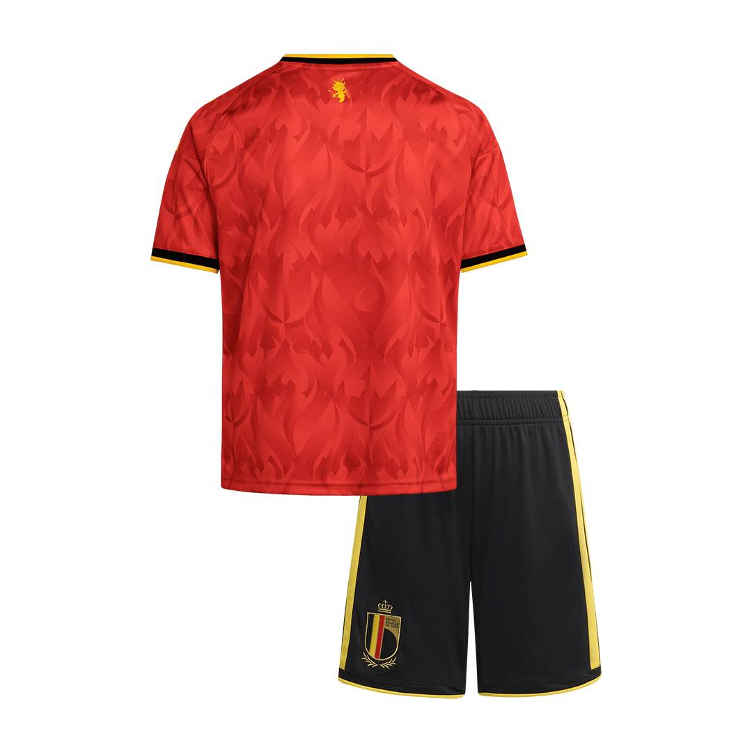 Belgien Tröja 2026 Hemma Röd Barn