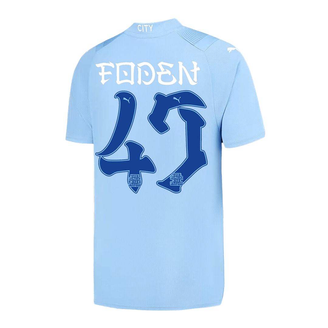 Manchester City Tröja FODEN #47 2023/24 Hemma Blå
