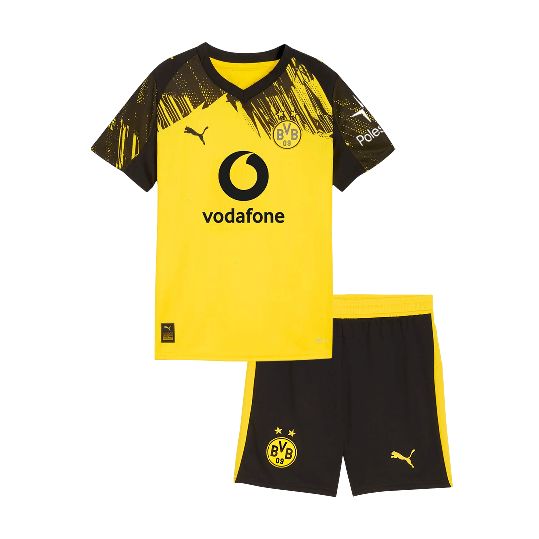 Borussia Dortmund Tröja 2025/26 Hemma Gul Barn
