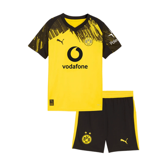 Borussia Dortmund Tröja 2025/26 Hemma Gul Barn