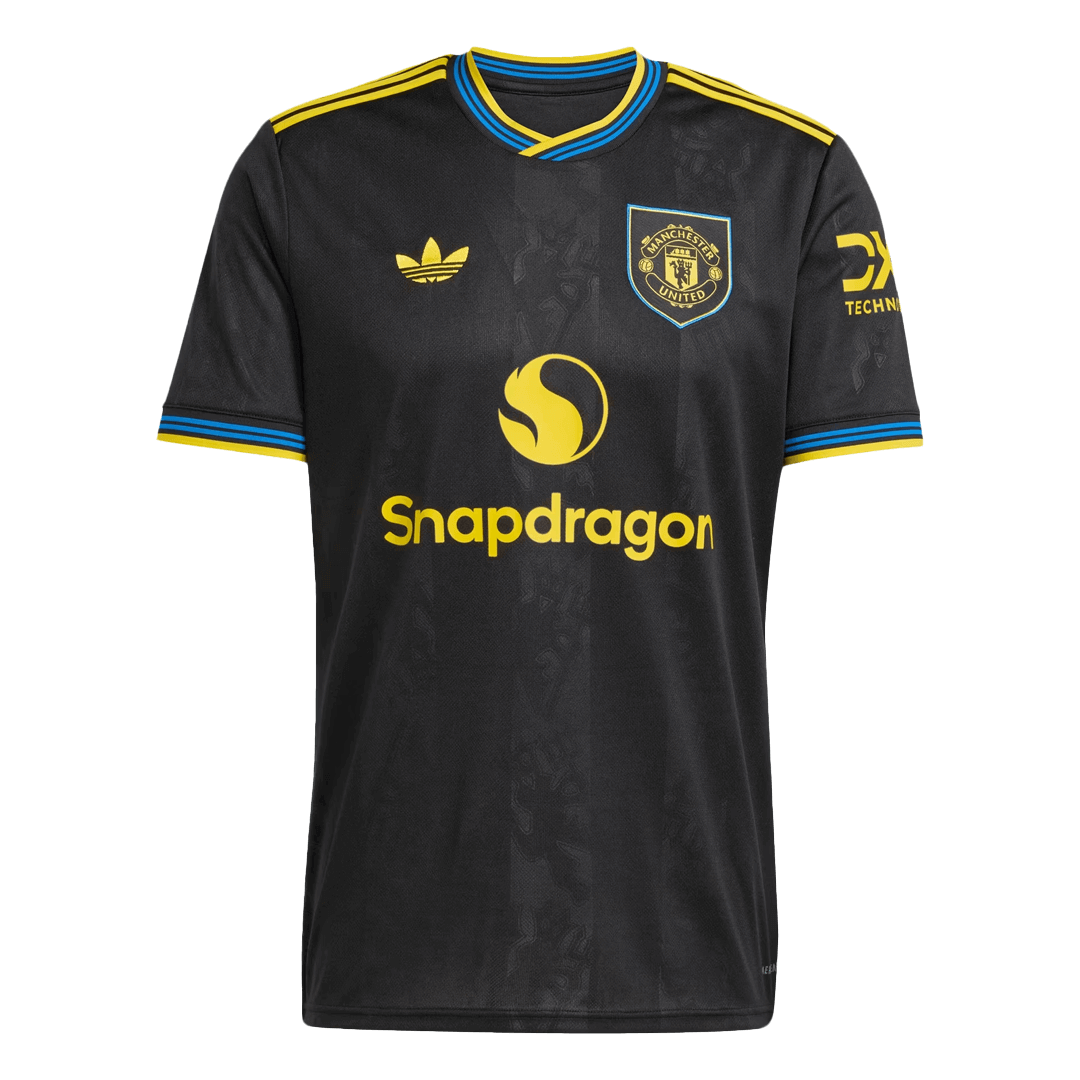 Manchester United Tröja MOUNT #7 2025/26 Tredje Svart-11