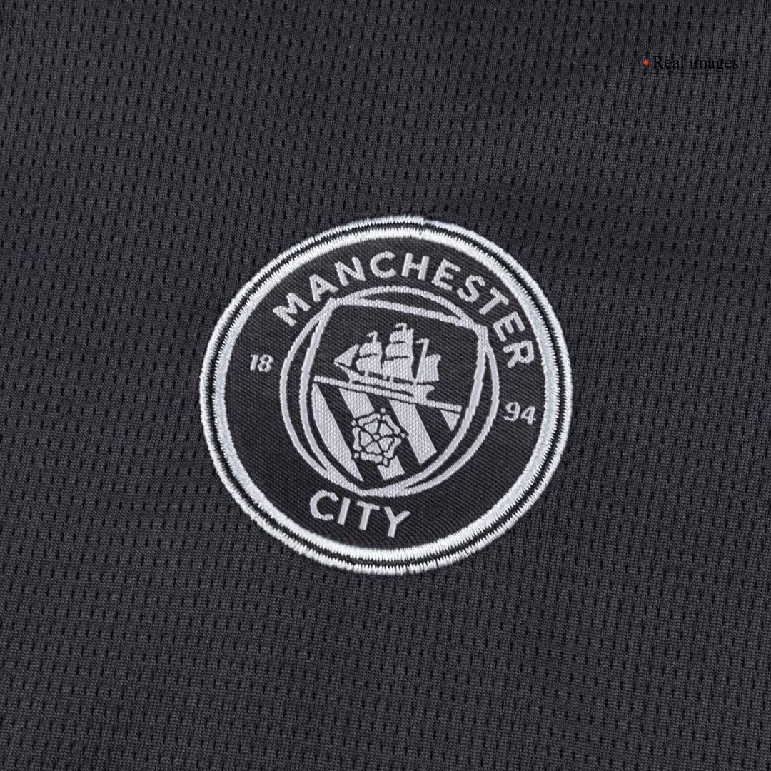Manchester City Tröja 2025/26 Bortaställ Svart Barn-8