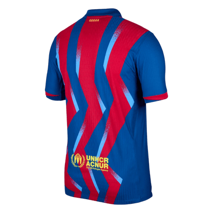 Barcelona Tröja 2025/26 Fourth Away Autentisk Röd & Blå-13