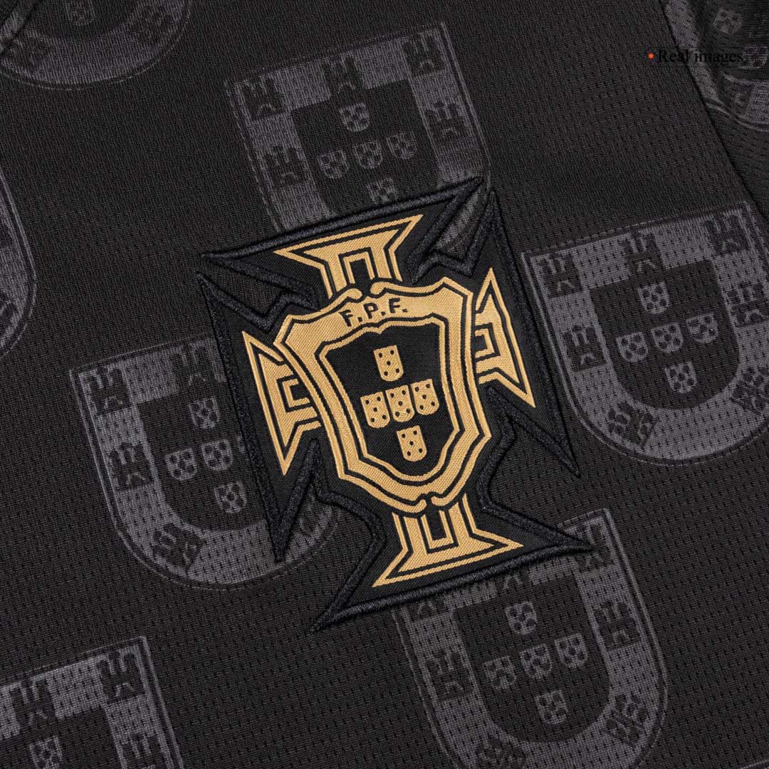 Portugal Tröja ställ 2026 Svart-11