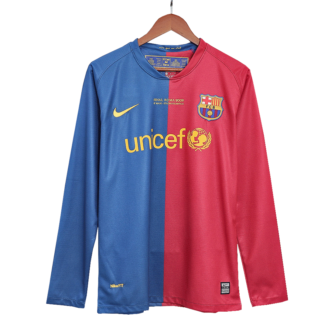 XAVI #6 Barcelona Hemmatröja 2008/09 Retro Tröja
 Röd & Blå - UCL Final-11