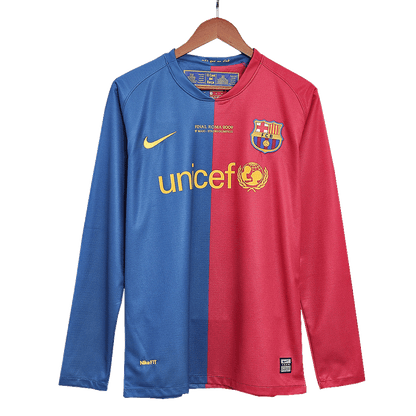 A.INIESTA #8 Barcelona Hemmatröja 2008/09 Retro Tröja
 Röd & Blå - UCL Final-11