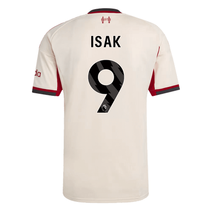 Liverpool Tröja ISAK #9 2025/26 Borta Vit-9