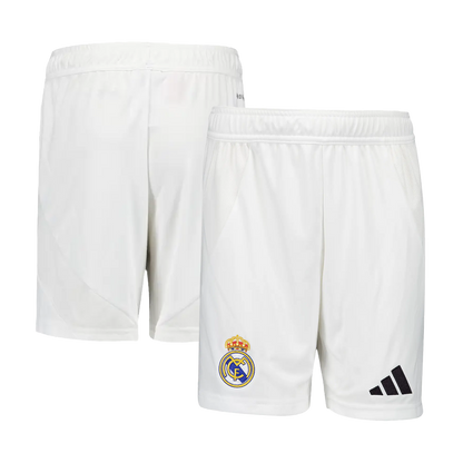 Real Madrid Shorts 2024/25 Hemma Vit-9