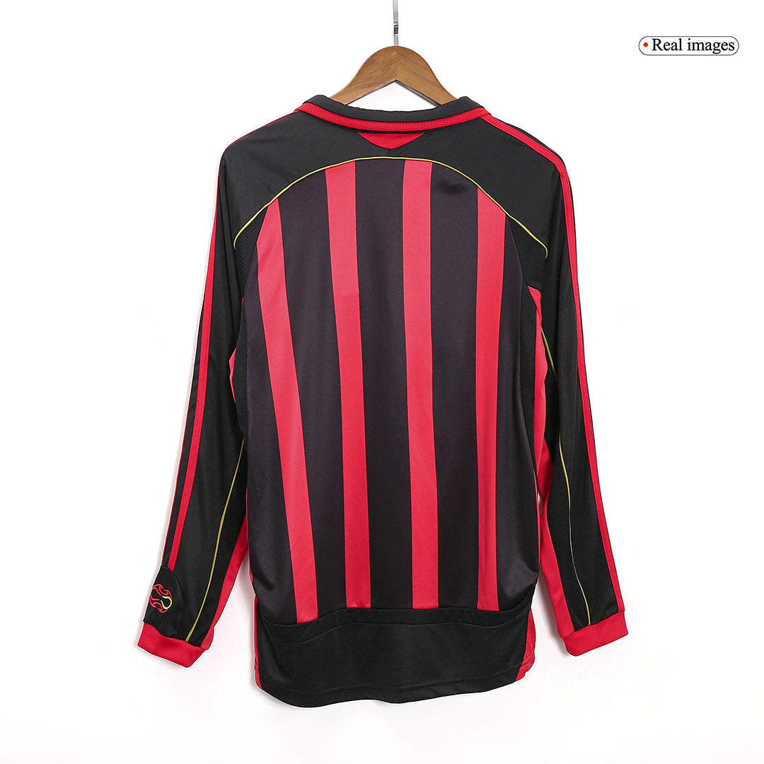 AC Milan Hemmatröja 2006/07 Retro Tröja
 Röd & Svart-8