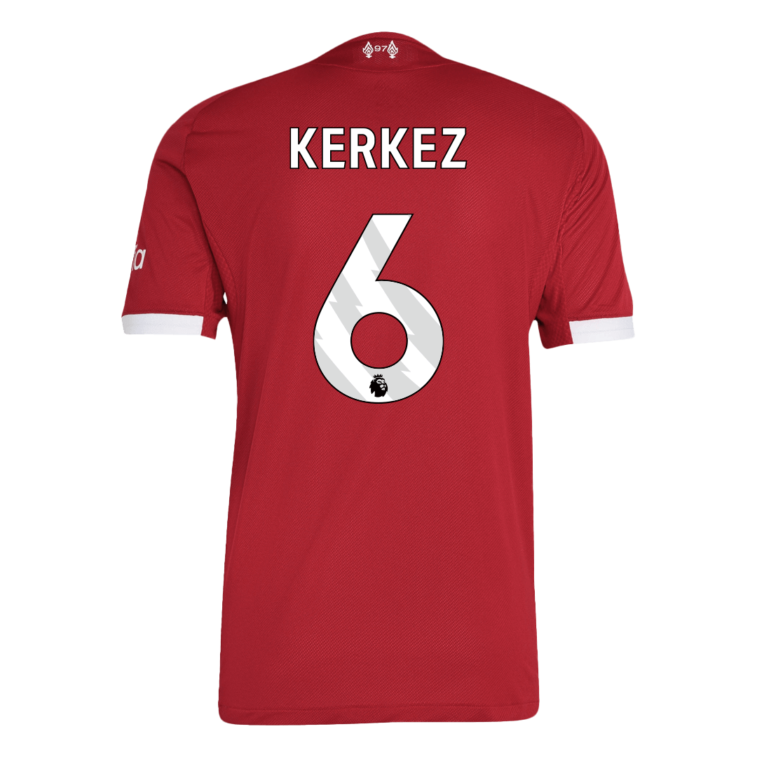 Liverpool Tröja KERKEZ #6 2025/26 Hemma Röd
