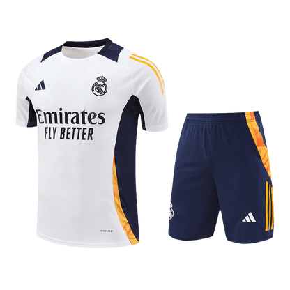 Real Madrid Tröja Före matchställ 2024/25 Vit-16
