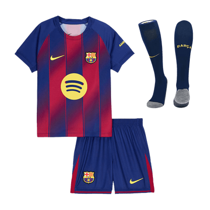 Barcelona Tröja 2025/26 Hemmaställ Röd & Blå Barn