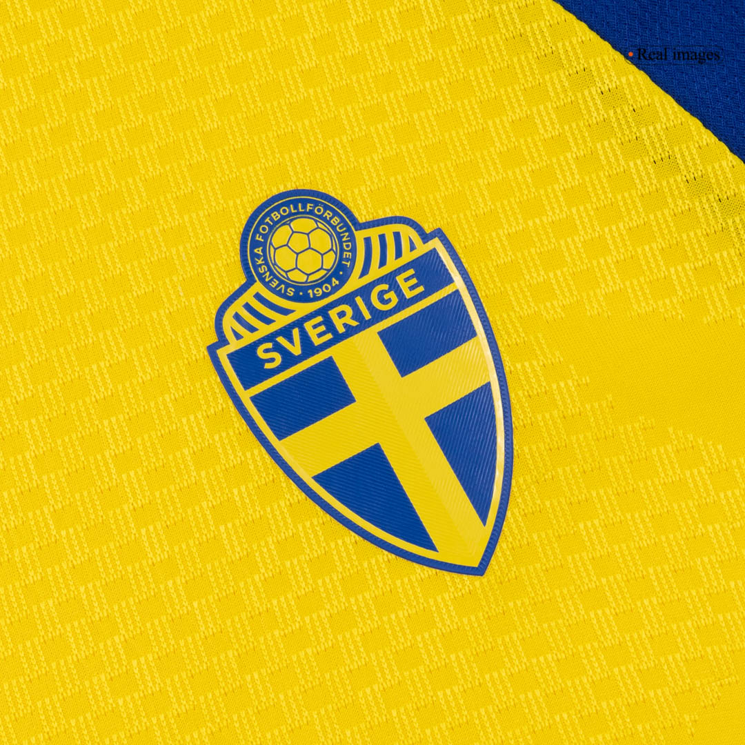 Sverige Tröja 2026 Hemma Autentisk Gul-7