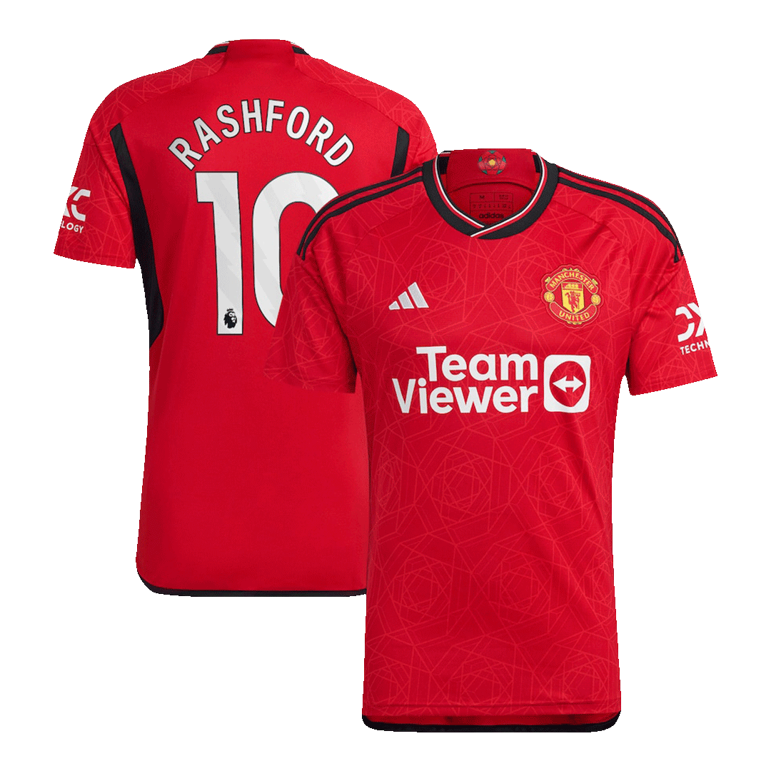 Manchester United Tröja RASHFORD #10 2023/24 Hemma Röd
