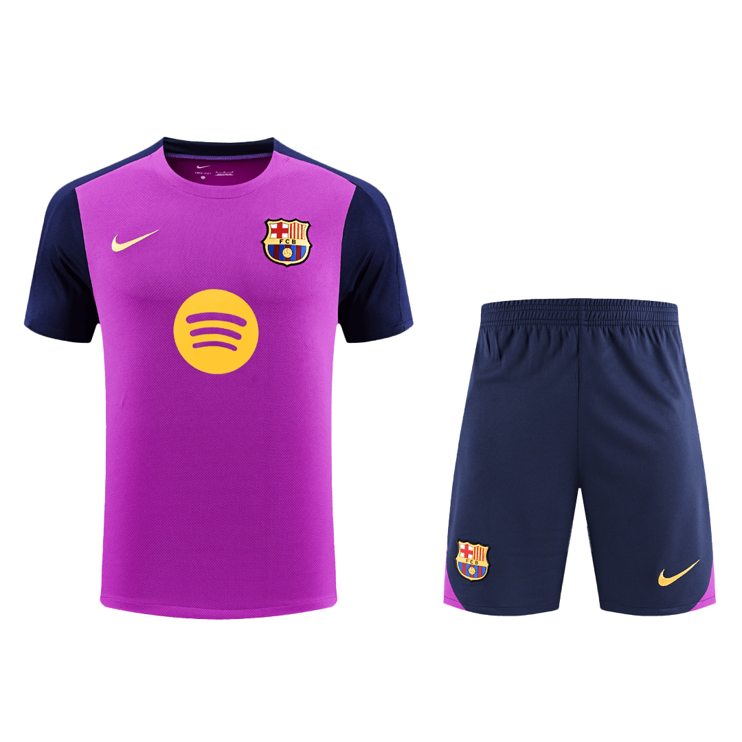Barcelona Tröja Före matchställ 2025/26 Lila