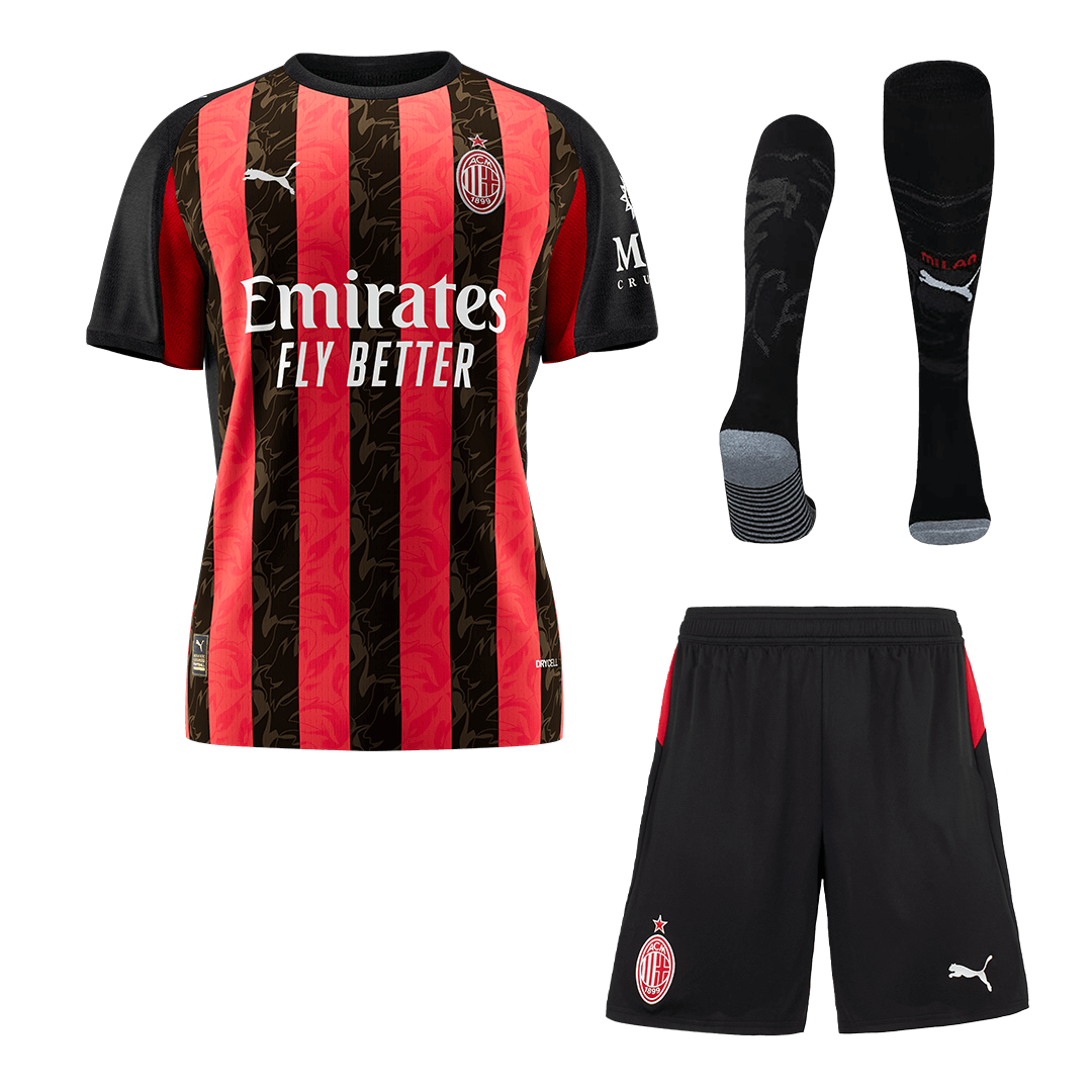 AC Milan Tröja Hemmaställ 2025/26 Röd & Svart