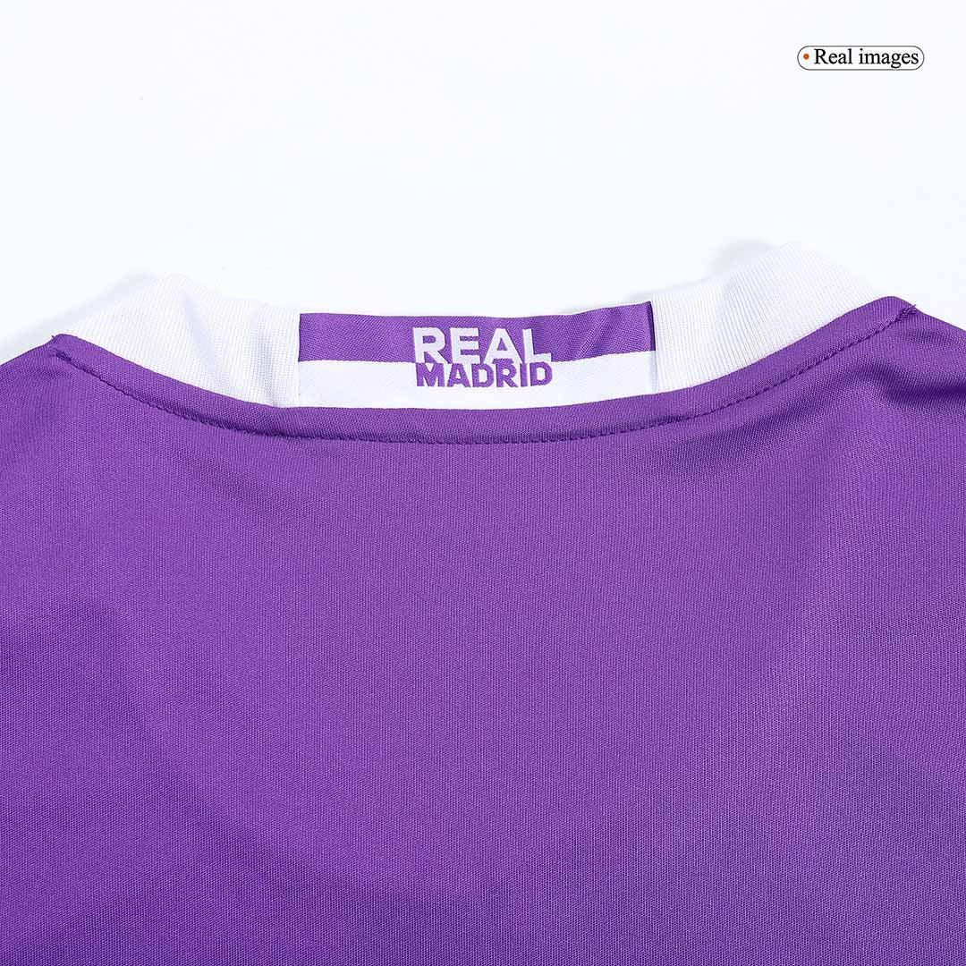 BENZEMA #9 Real Madrid Bortatröja 2016/17 Retro Tröja
 Lila-2