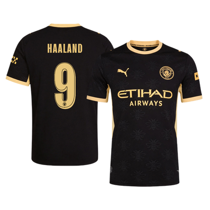 Manchester City Tröja HAALAND #9 2026/27 Borta Autentisk Svart - UCL