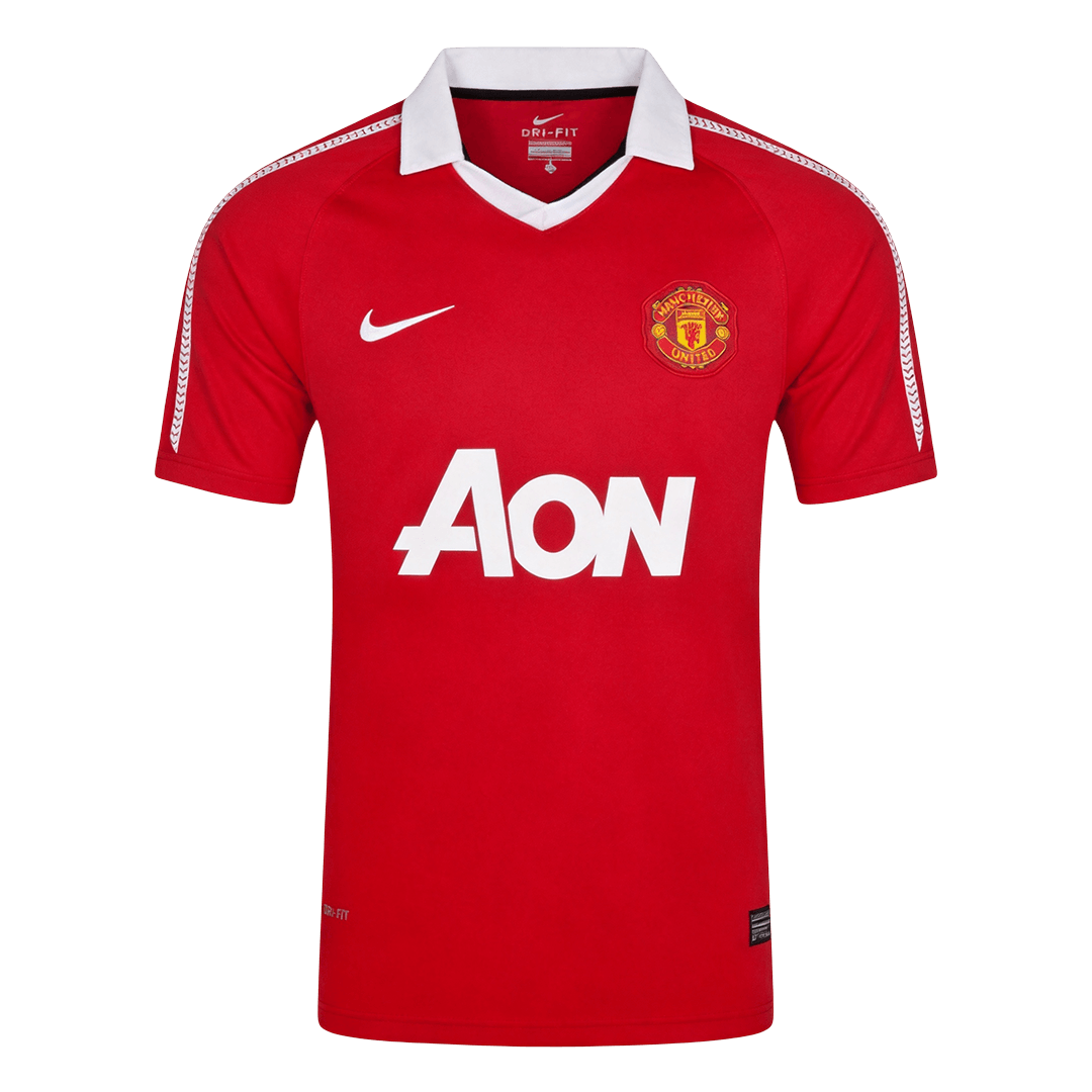 Manchester United Hemmatröja 2010/11 Retro Tröja
 Röd