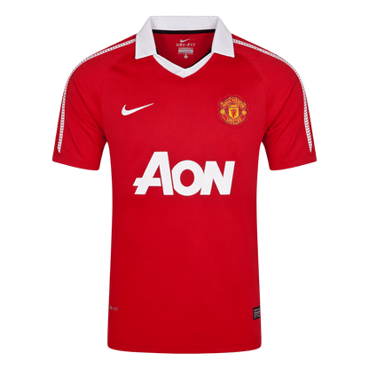 Manchester United Hemmatröja 2010/11 Retro Tröja
 Röd