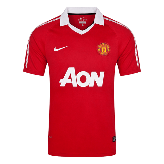 Manchester United Hemmatröja 2010/11 Retro Tröja
 Röd
